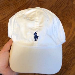 White polo hat